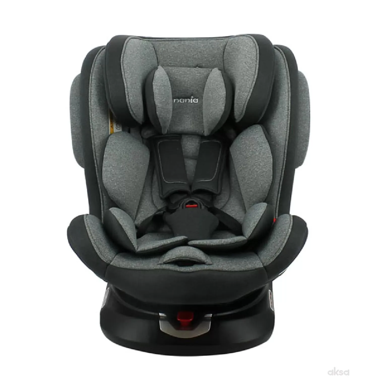 Nania a-s Eno 360° Isofix 0/1/2/3 (0-36kg), Grey