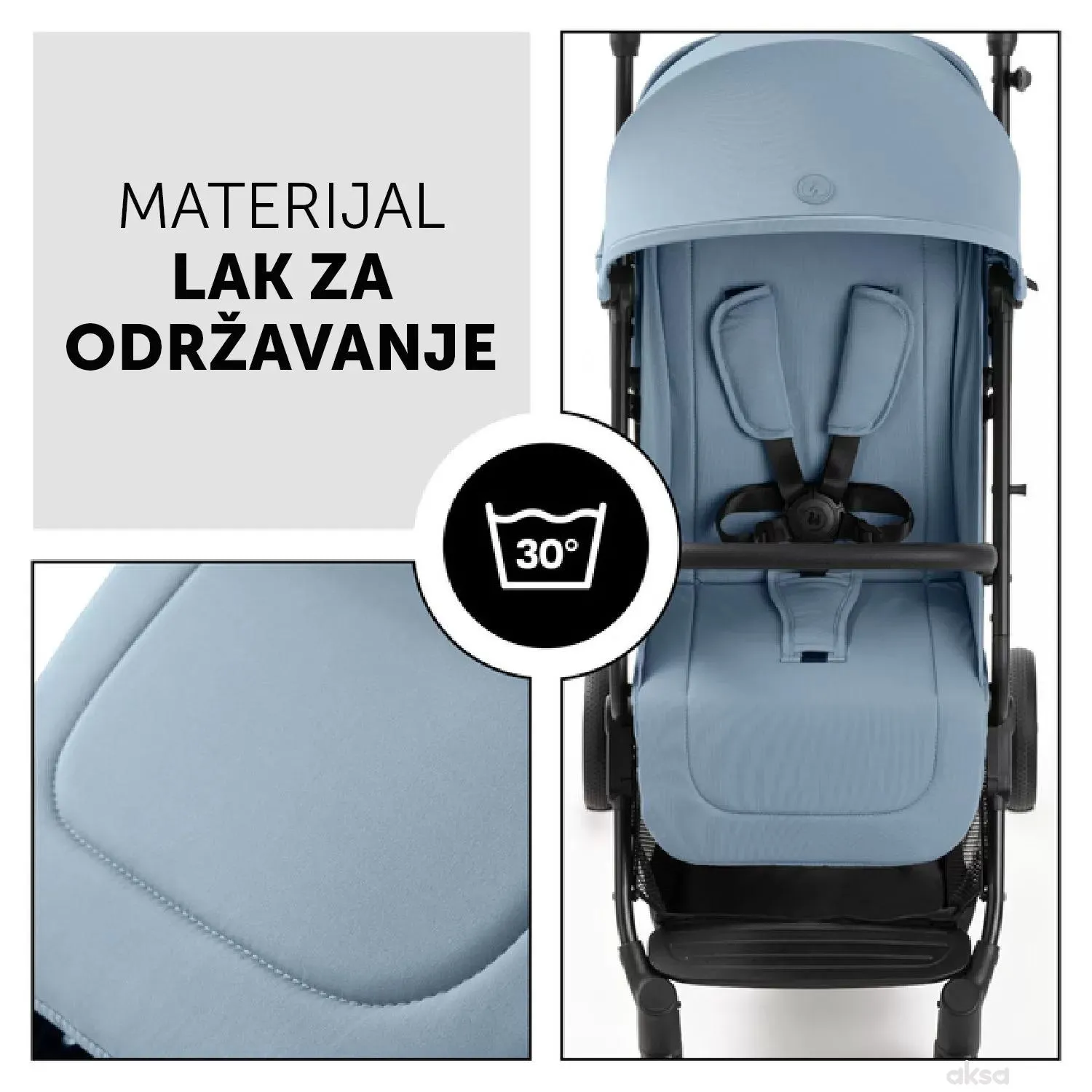 Hauck kolica Travel N Care Plus, Dusty Blue