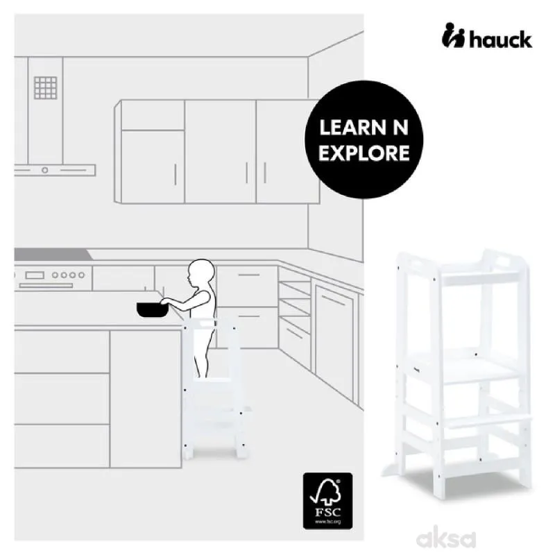 Hauck toranj za učenje Learn N Explore, White
