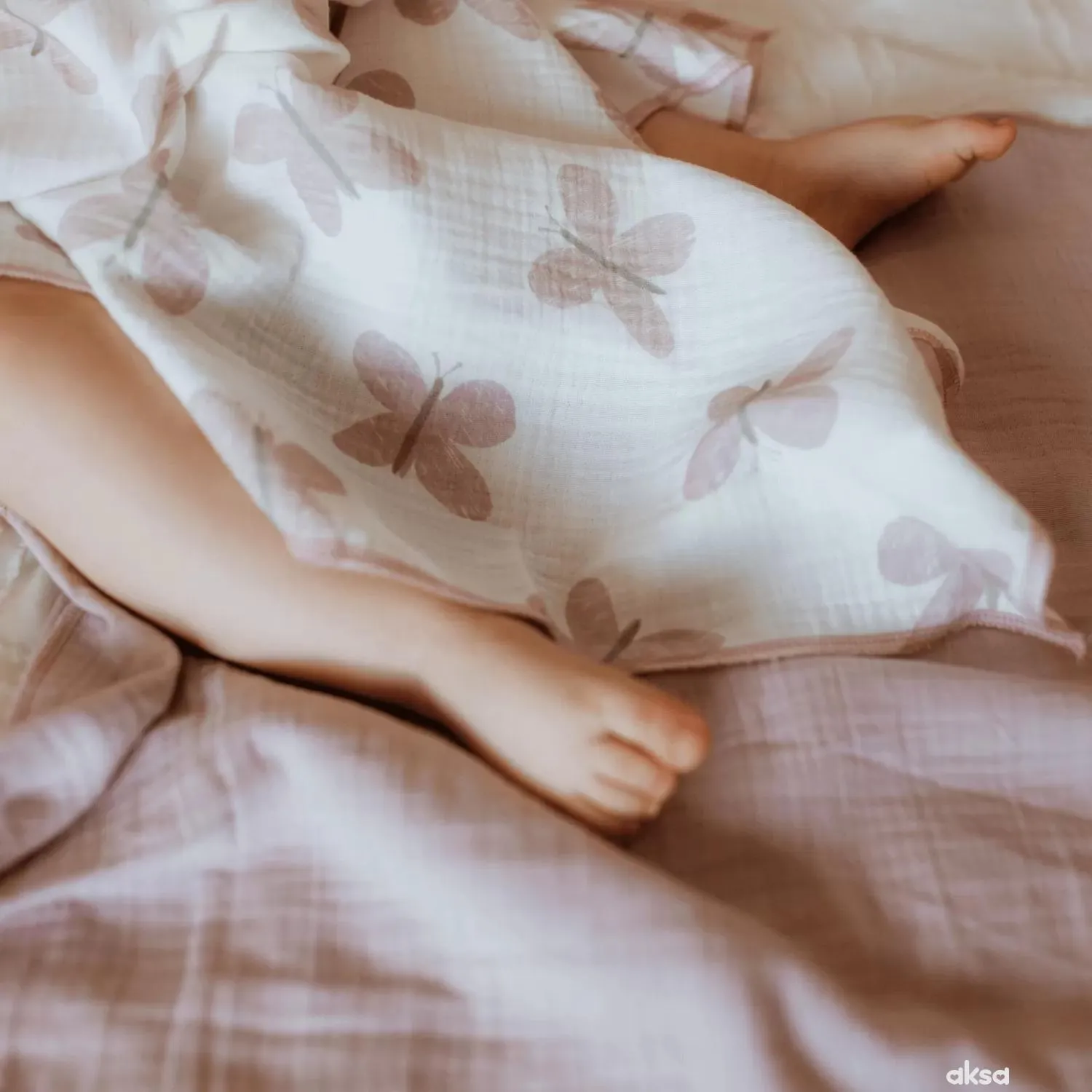 Baby Textil tetra pelene od muslina 2/1 Leptirići