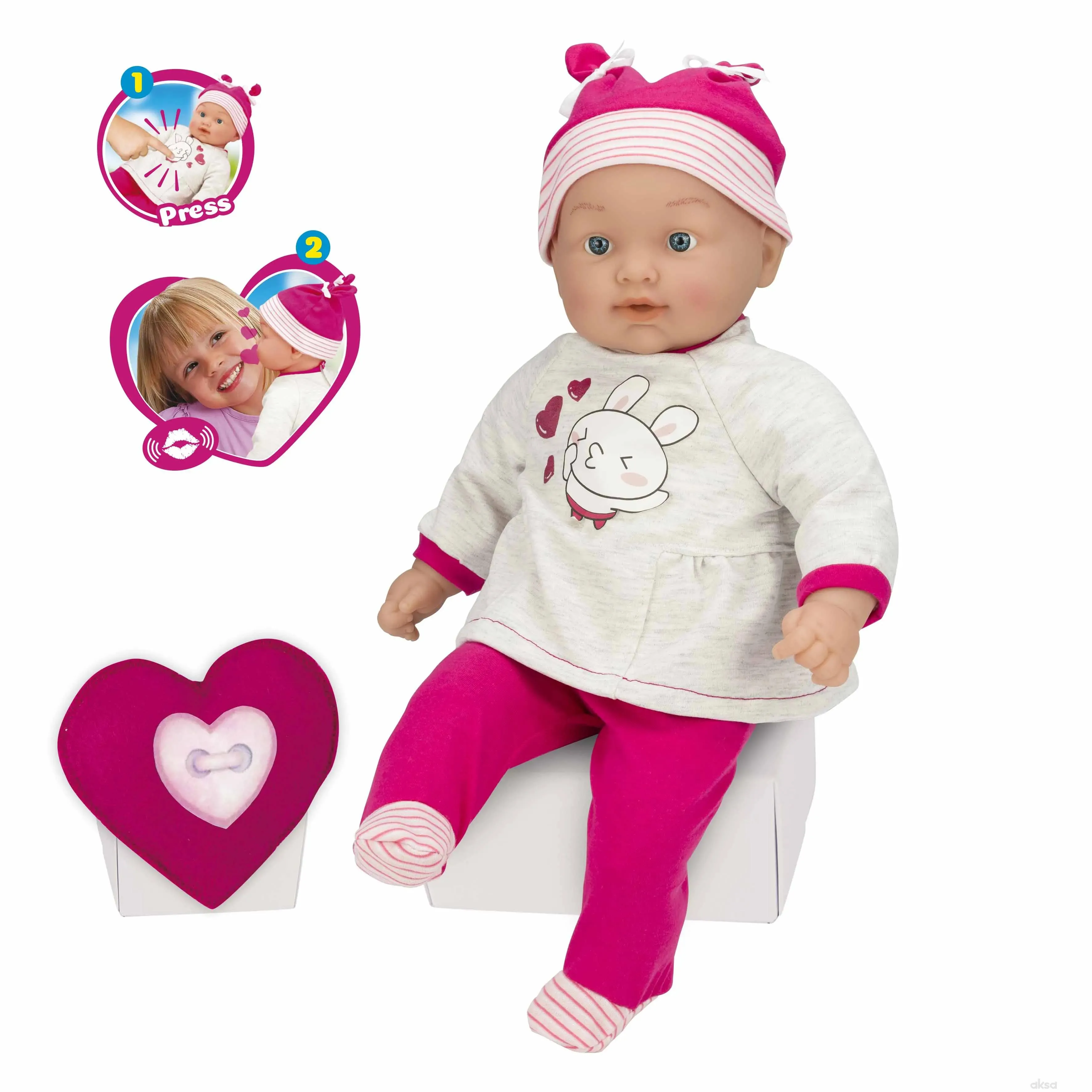 Loko toys, lutka beba koja šalje poljupce