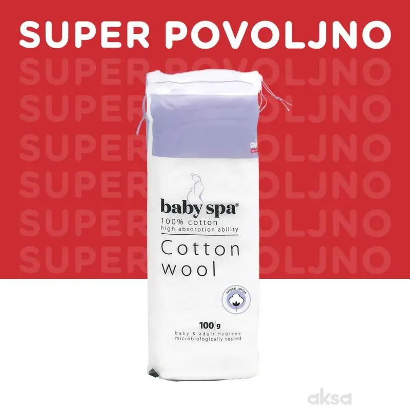 Baby spa pamučna vata 100g 