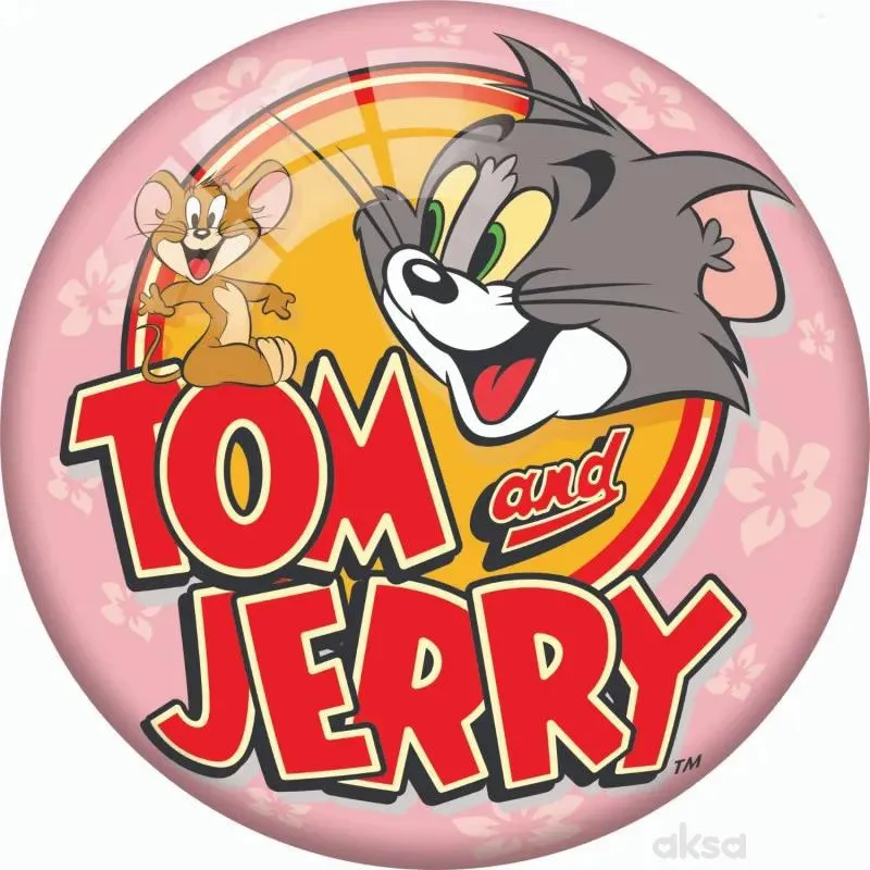 Dema stil lopta Tom&Jerry roze, 23cm