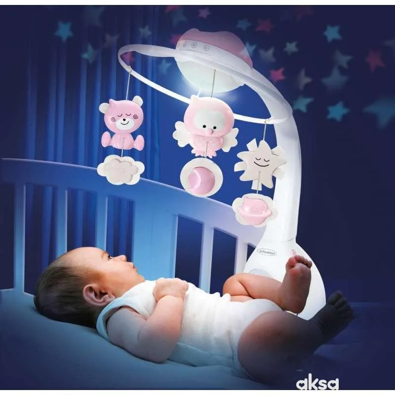 INFANTINO muzička vrteška 3U1 roze 049142