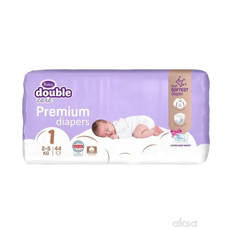 Violeta pelene double care newborn 1 2-5kg 44kom