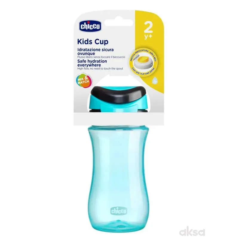 Chicco sport. čaša sa prek.ručkom 350ml,24m+,plava