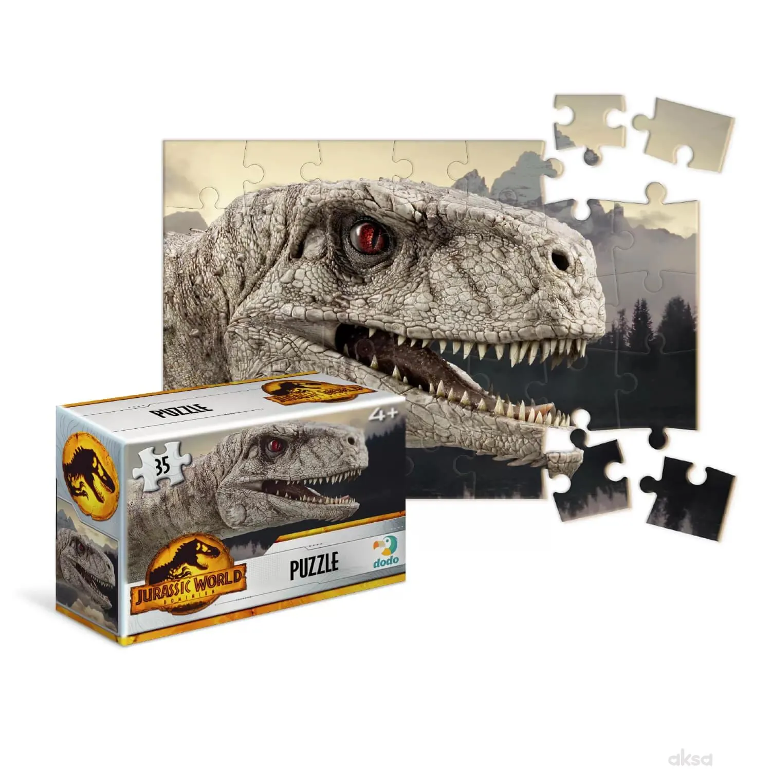 Dodo mini puzzle Dino svet 200391, 35 kom