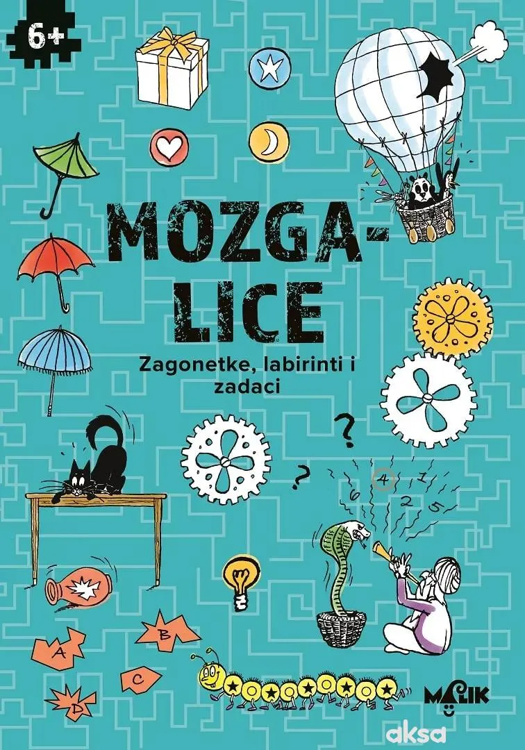 Malik knjiga Mozga-lice plava 6+ 