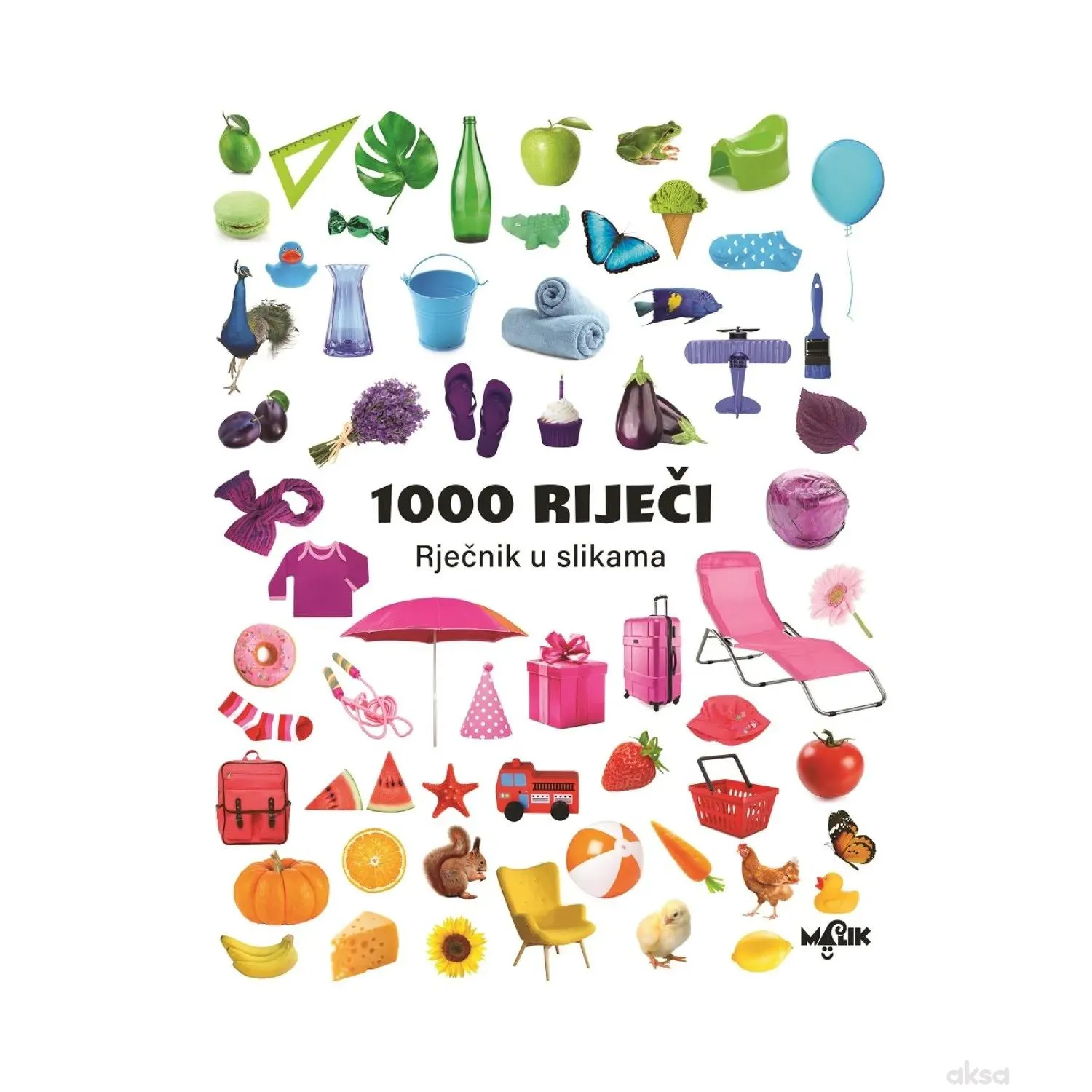Malik knjiga 1000 riječi - riječnik u slikama