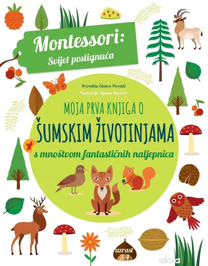 Malik knjiga Montessori: Šumske životinje 