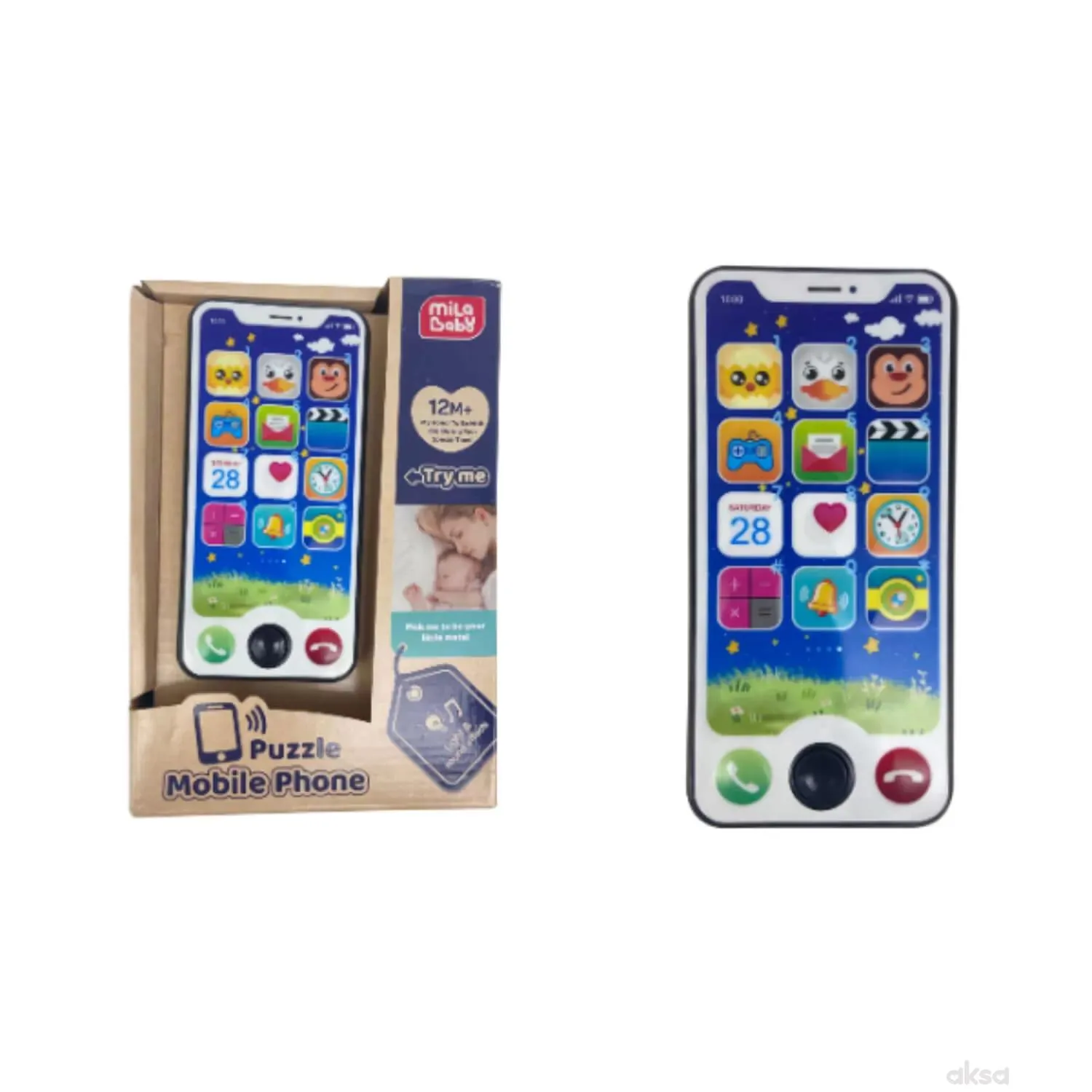 GD igračka mobilni telefon sa muzikom i svetlom 