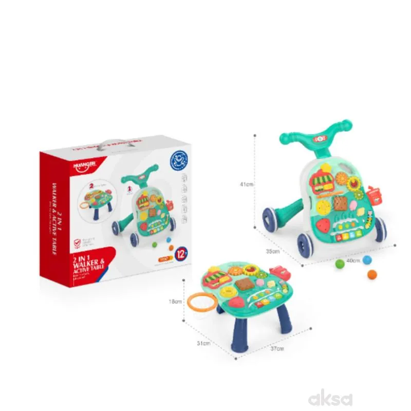 GD igračka 2u1 guralica sa muzikom i svetlom 