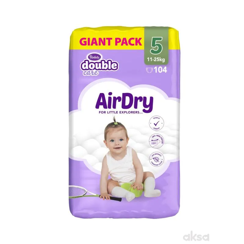 Violeta pele DC Giant Air Dry5 Junior11-25kg104kom 