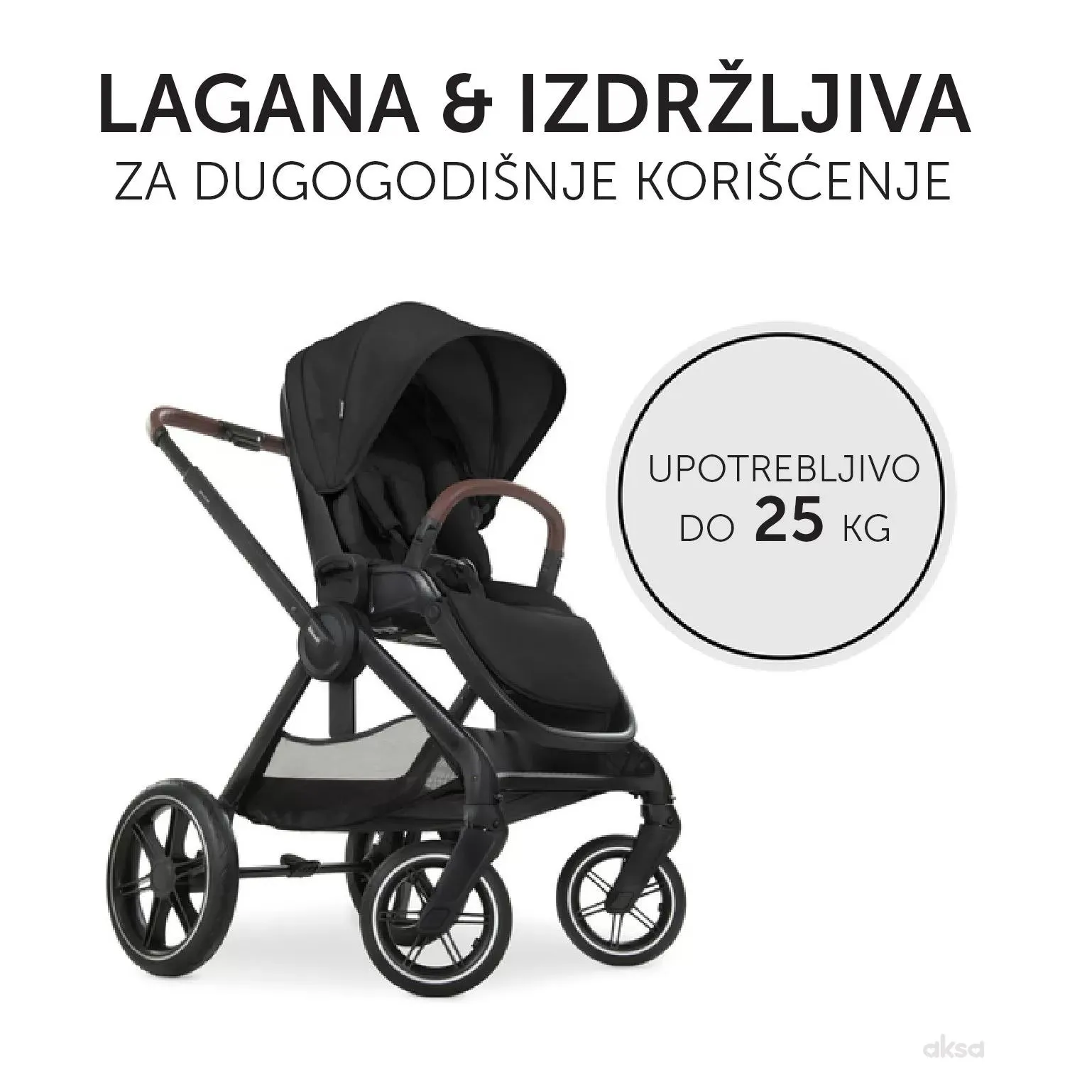 Hauck kolica Walk N Care, Black