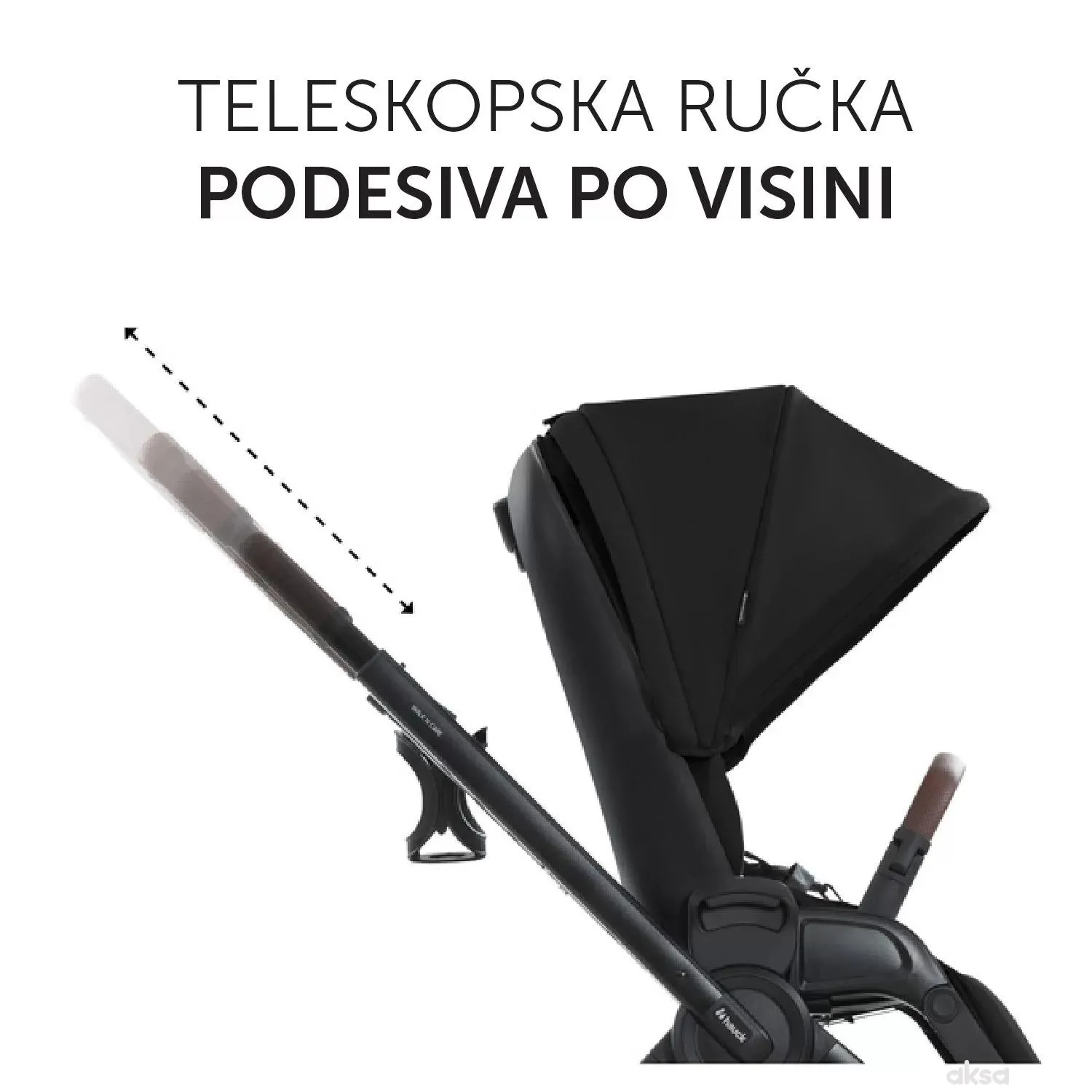 Hauck kolica Walk N Care, Black