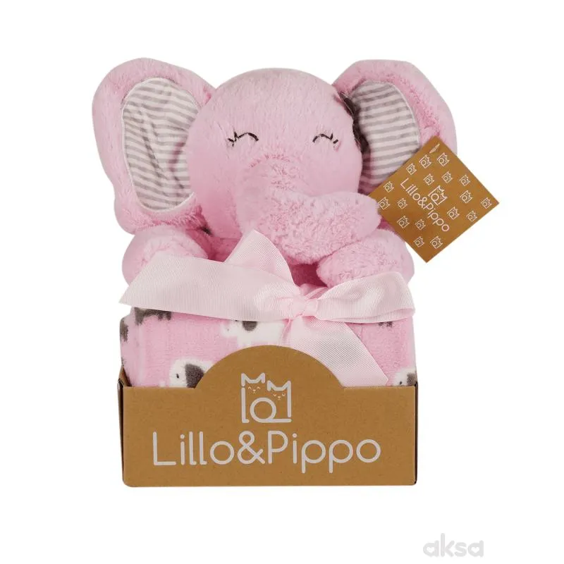 Lillo&Pippo ćebe sa igračkom, slon