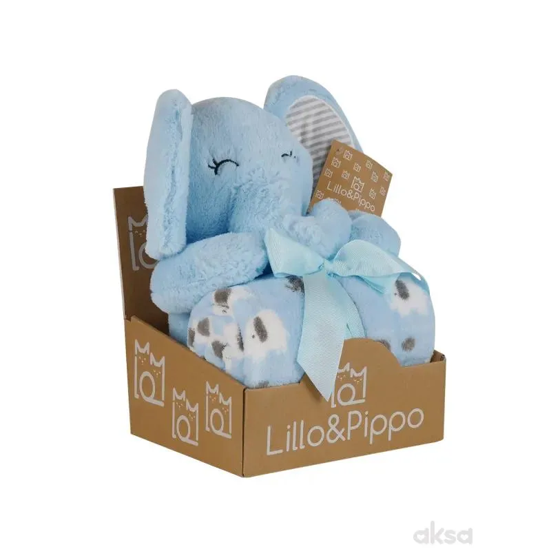 Lillo&Pippo ćebe sa igračkom, slon 
