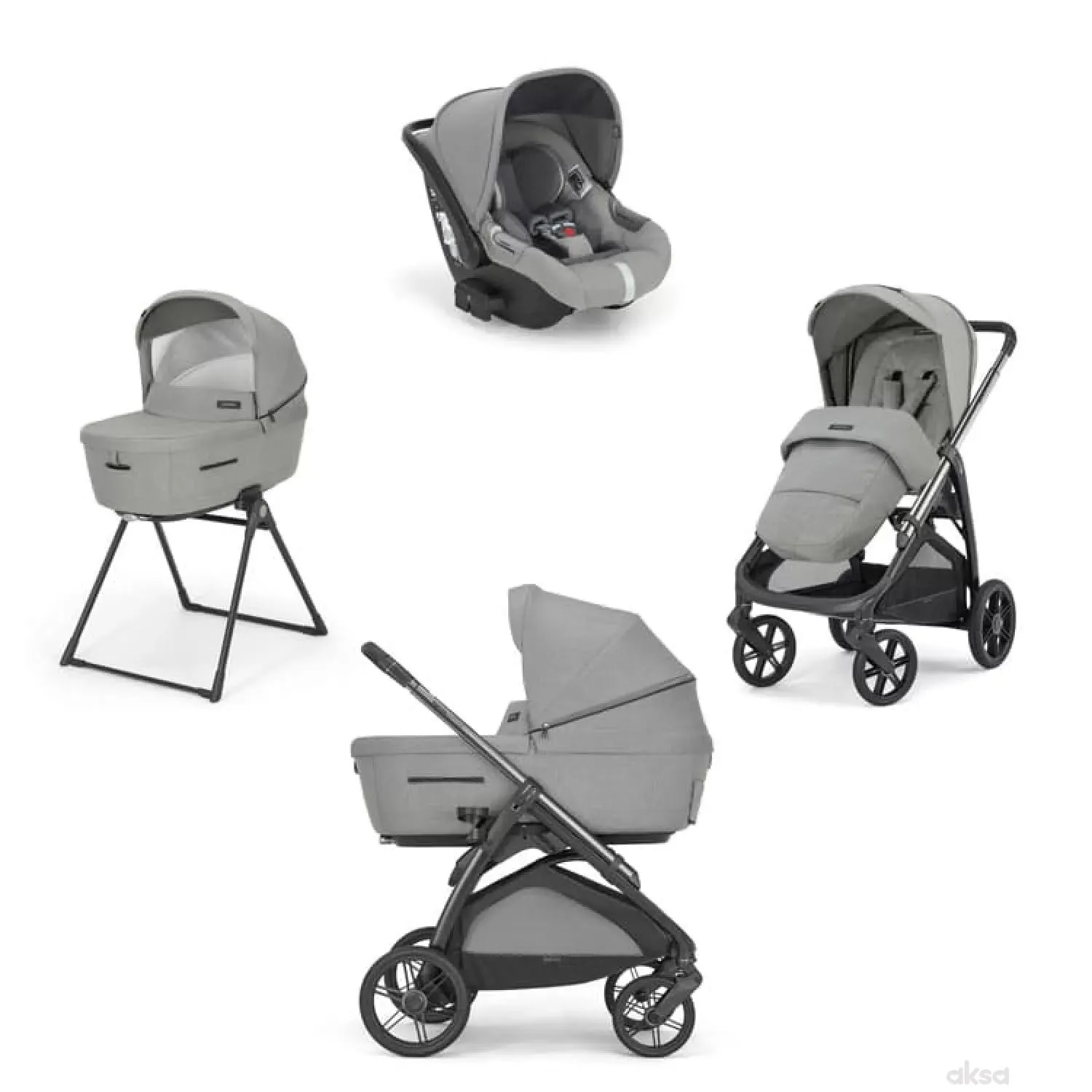 Inglesina trio sistem Aptica Cab, Satin Grey