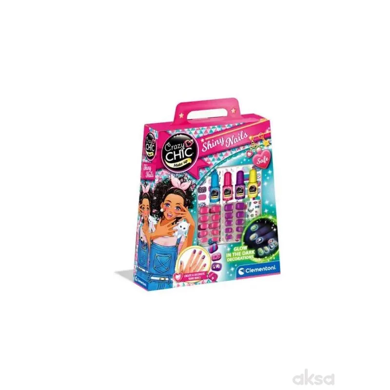 CRAZY CHIC GLOW IN THE DARK SET ZA NOKTE 