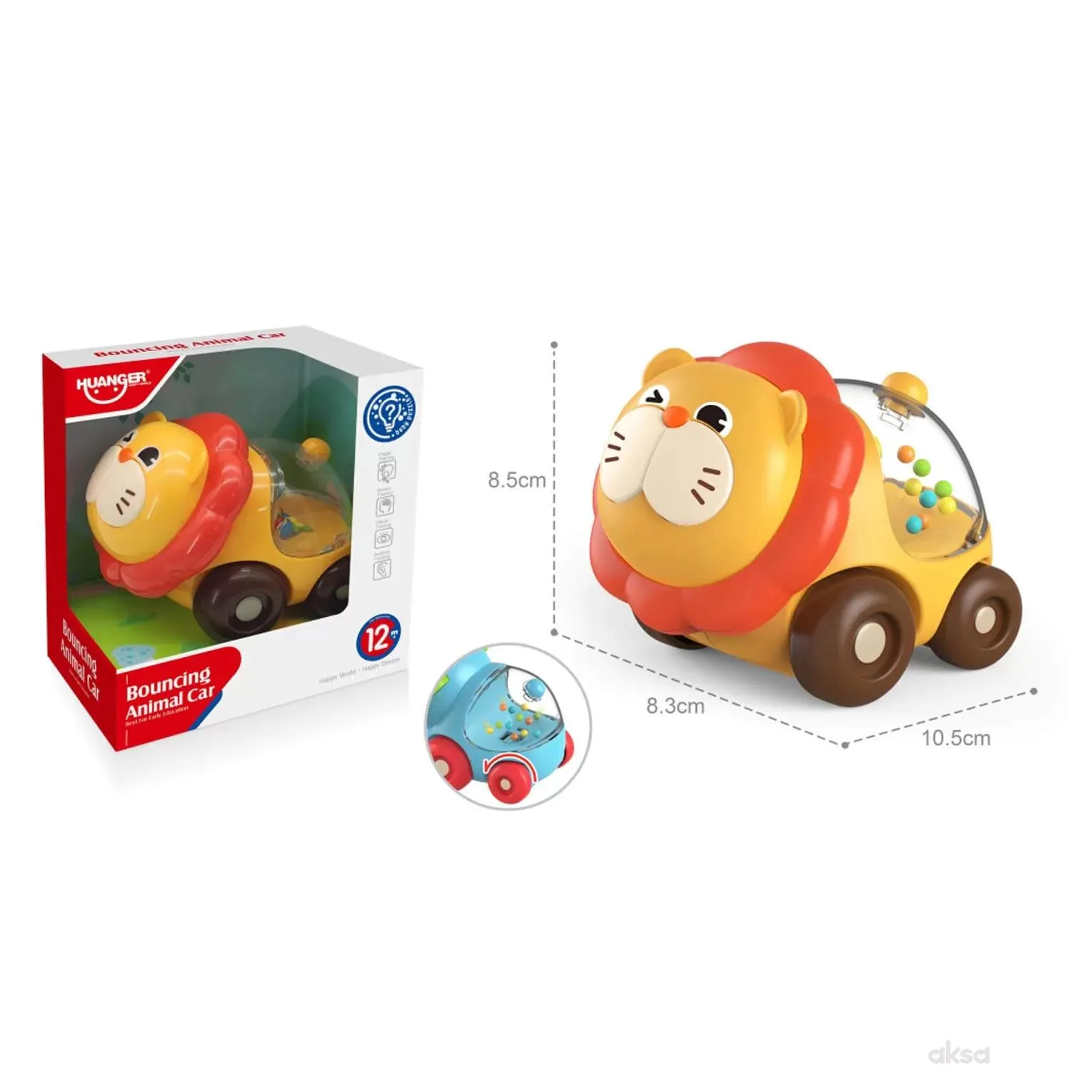 HK Mini igračka automobil sa likom lava