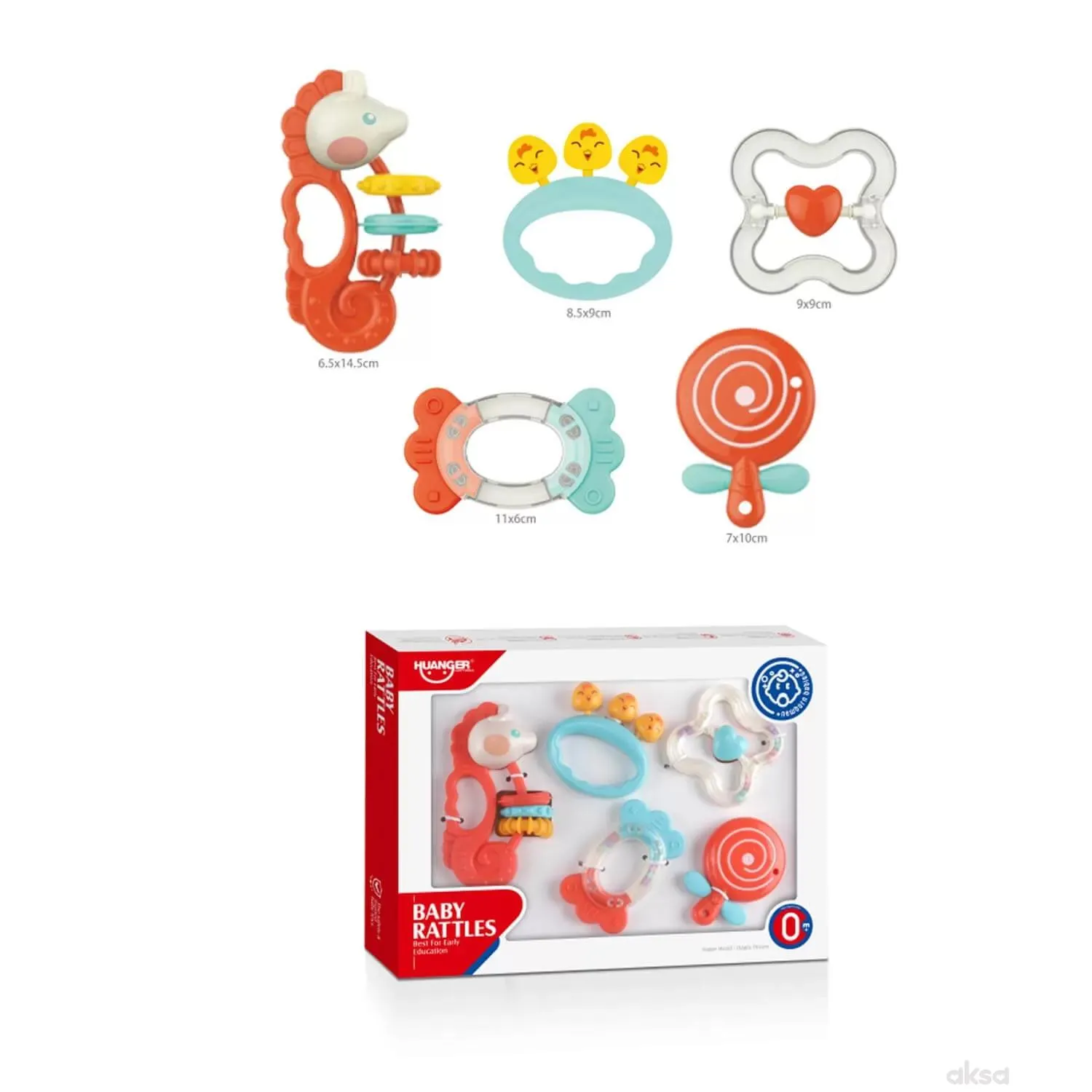 HK Mini set zvečki, 5 kom 