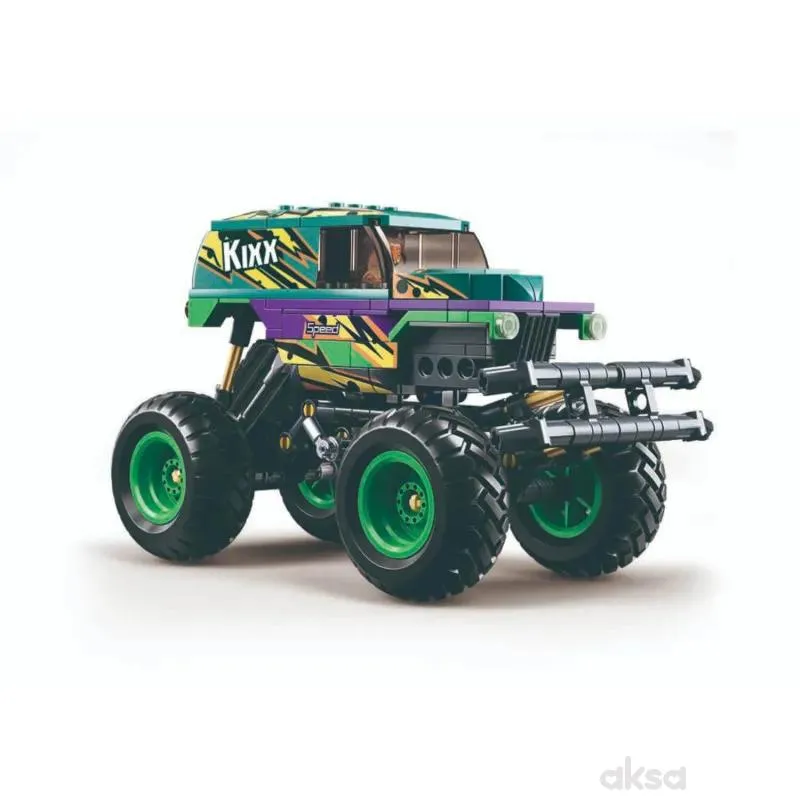 Sluban kocke, vozilo off road zeleni
