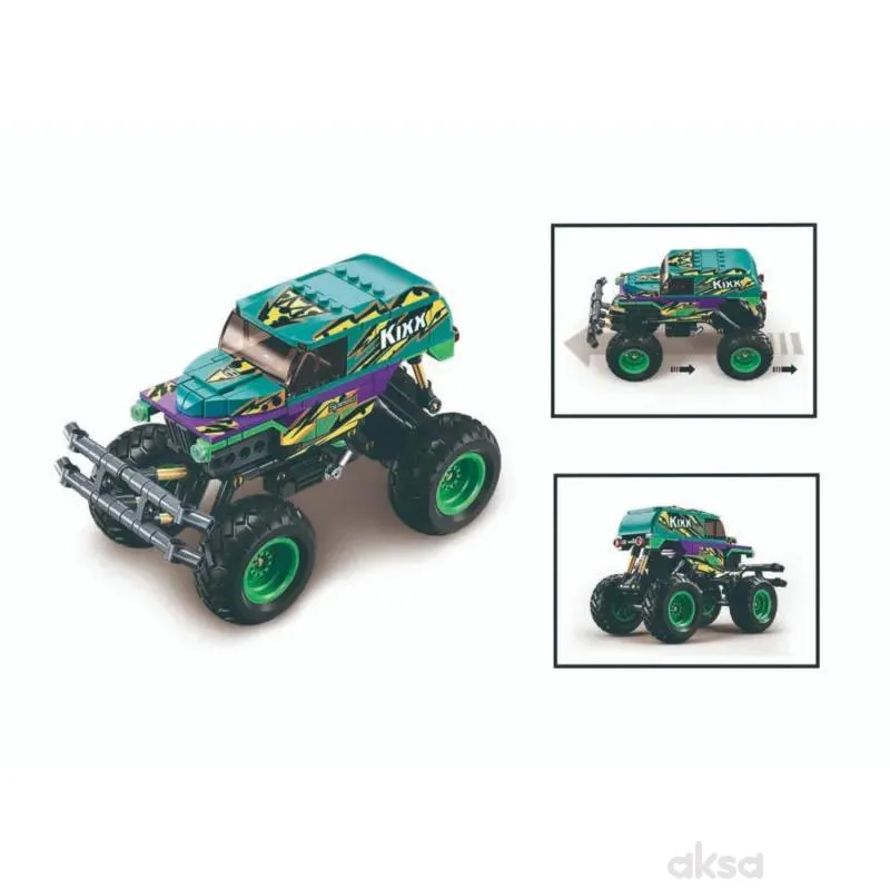 Sluban kocke, vozilo off road zeleni