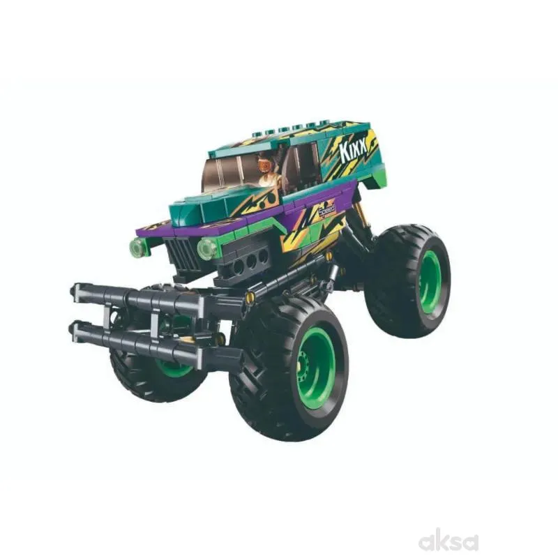 Sluban kocke, vozilo off road zeleni
