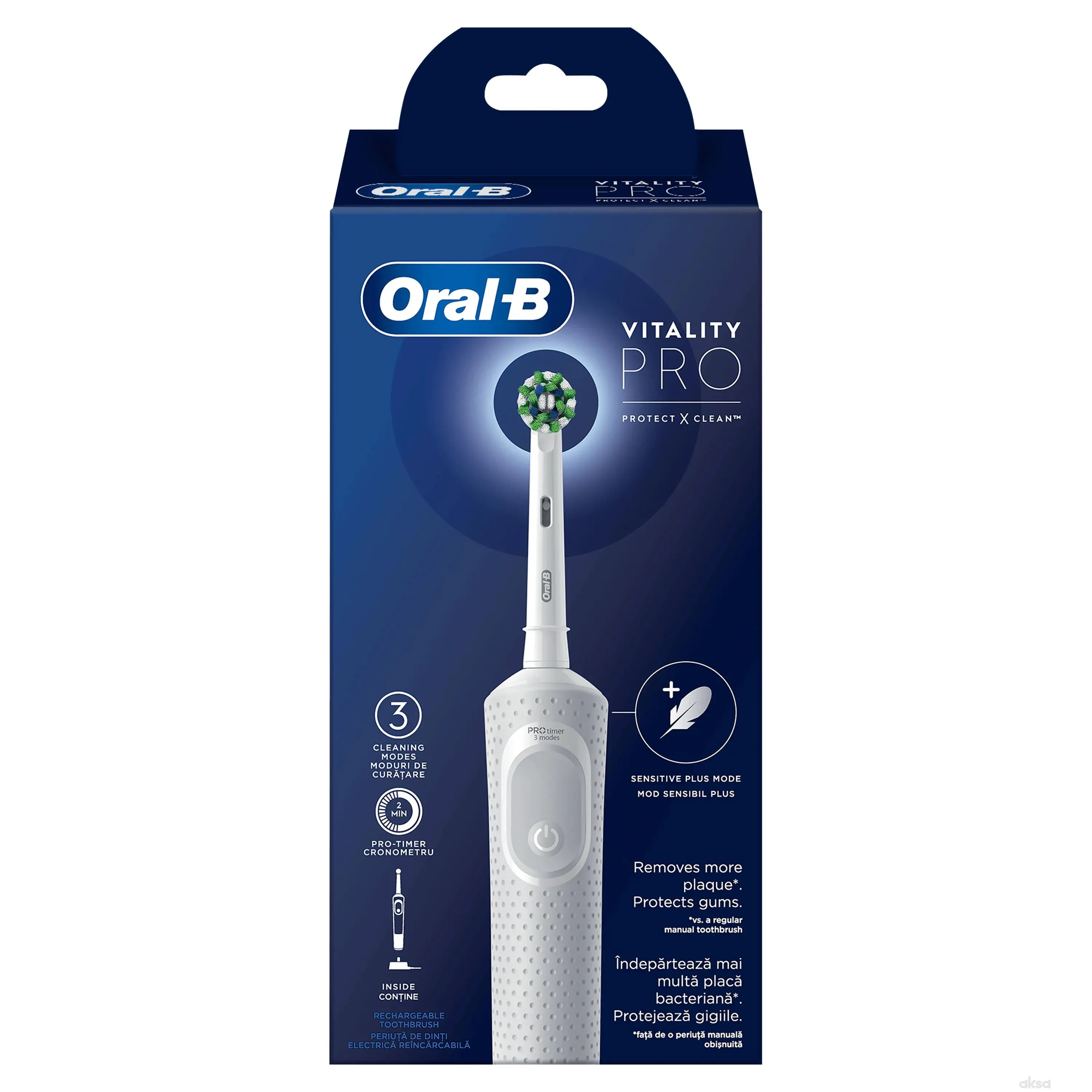 Oral B el. Čet. za zube Vitality Pro White HBOX 