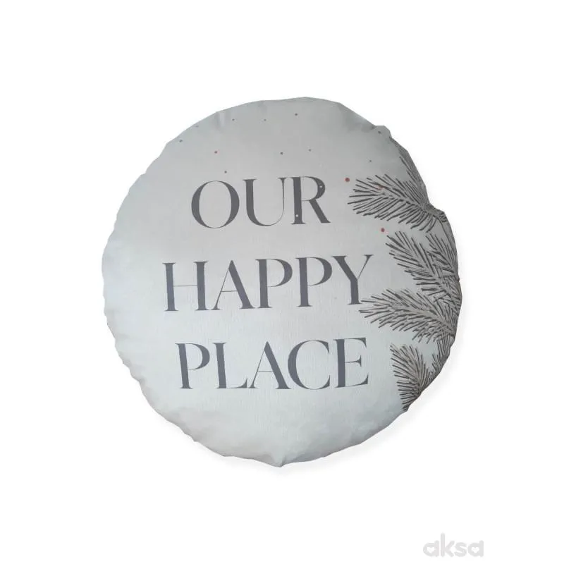 Lillo&Pippo novogodišnji jastuk Happy place    