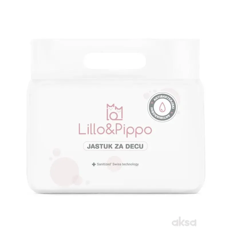 Lillo&Pippo antibakterijski jastuk za decu 40x60