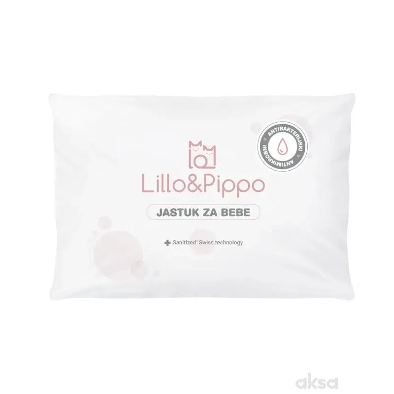 Lillo&Pippo antibakterijski jastuk za bebe 40x60