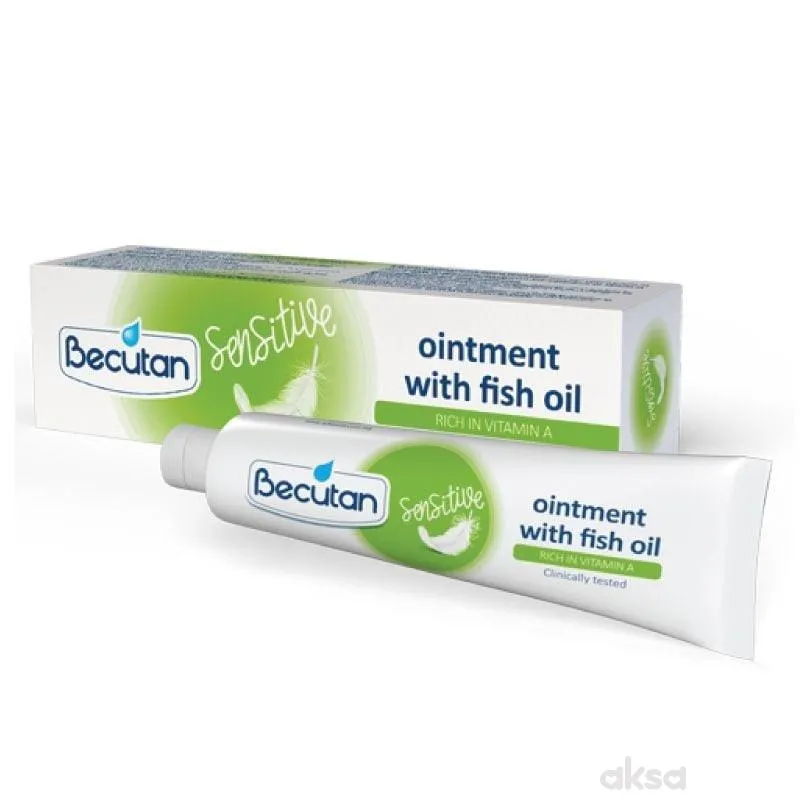 Becutan sensitive mast s ribljim uljem 25ml