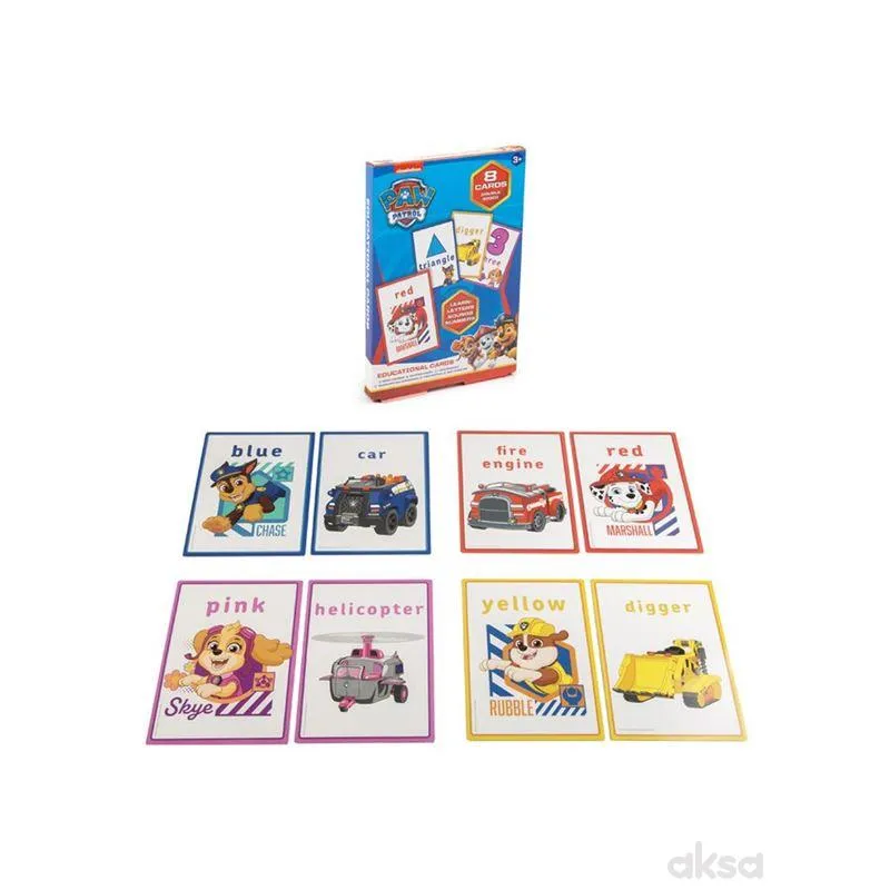 Paw Patrol edukacione karte