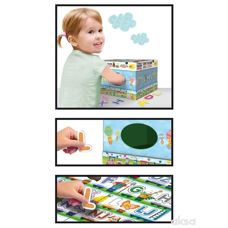 Montessori plus - Taktilna abeceda 