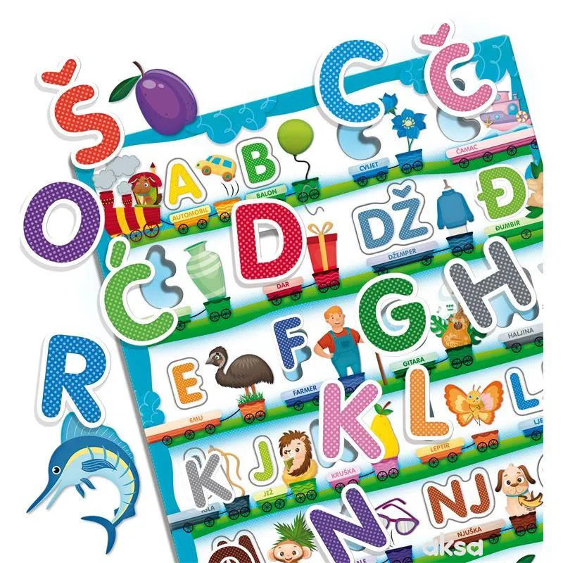 Montessori plus - Taktilna abeceda