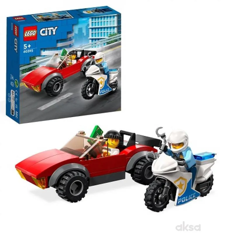 Lego Potjera na policijskom motoru 