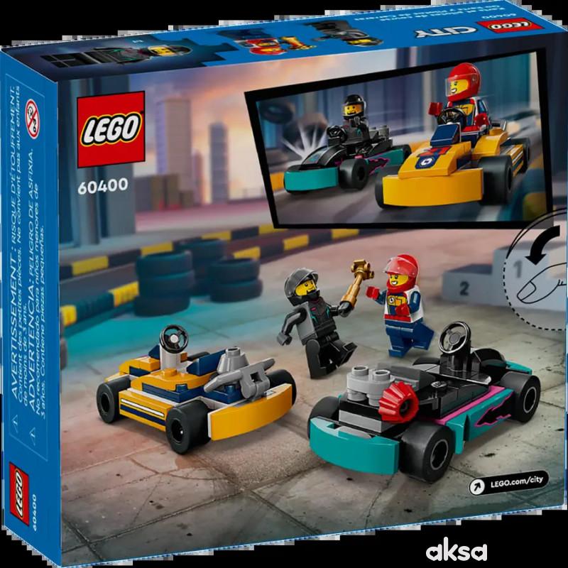 Lego Go-Karts i vozač 