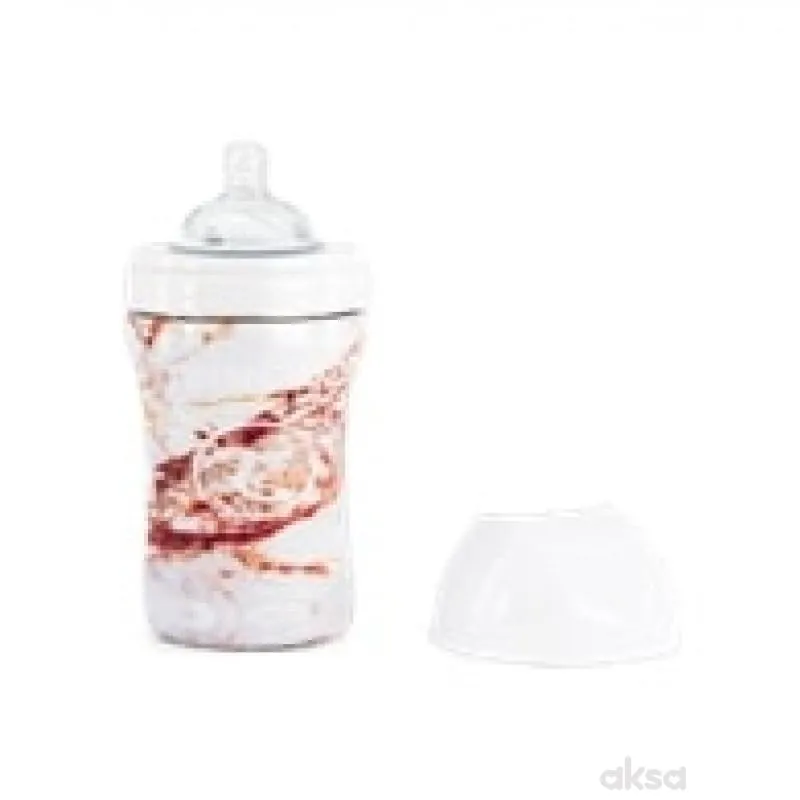 TS flasica anti-colic stainless marble white260ml 