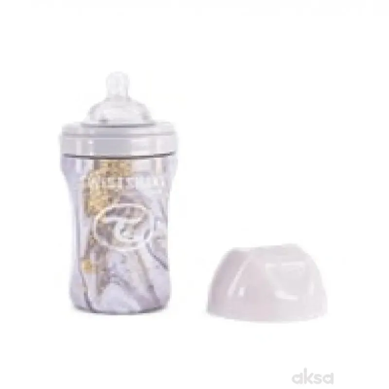 TS flasica anti-colic stainless marble grey 330ml 