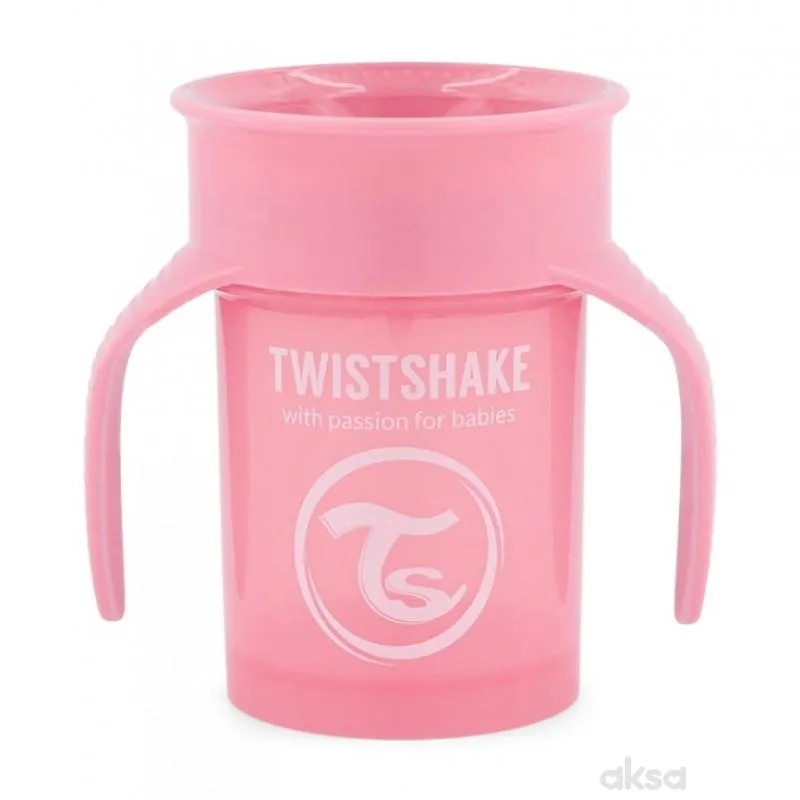 Twistshake casa 360  6+m Pastel Pink 