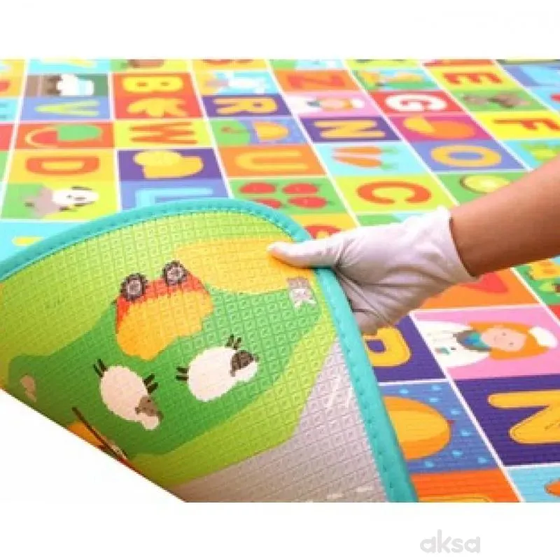 Prostirka sklopiva Baby Vrt/Abc200X150X10Mm