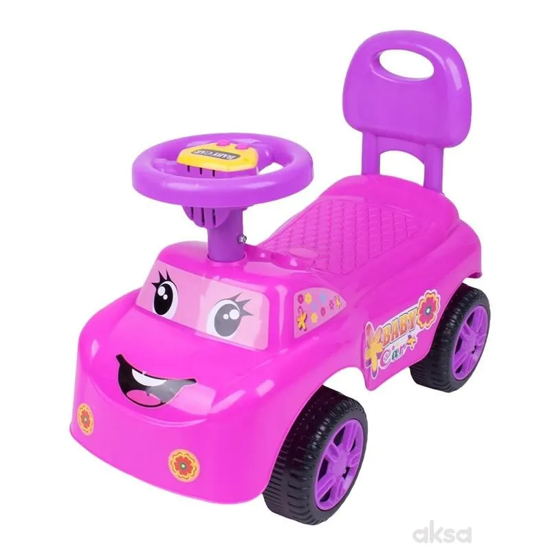 Jungle guralica smail ride on car roze