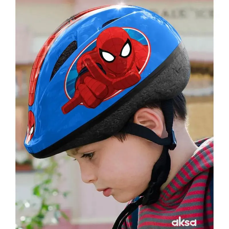 Stamp kaciga 53-56cm sa štitnicima, Spiderman 