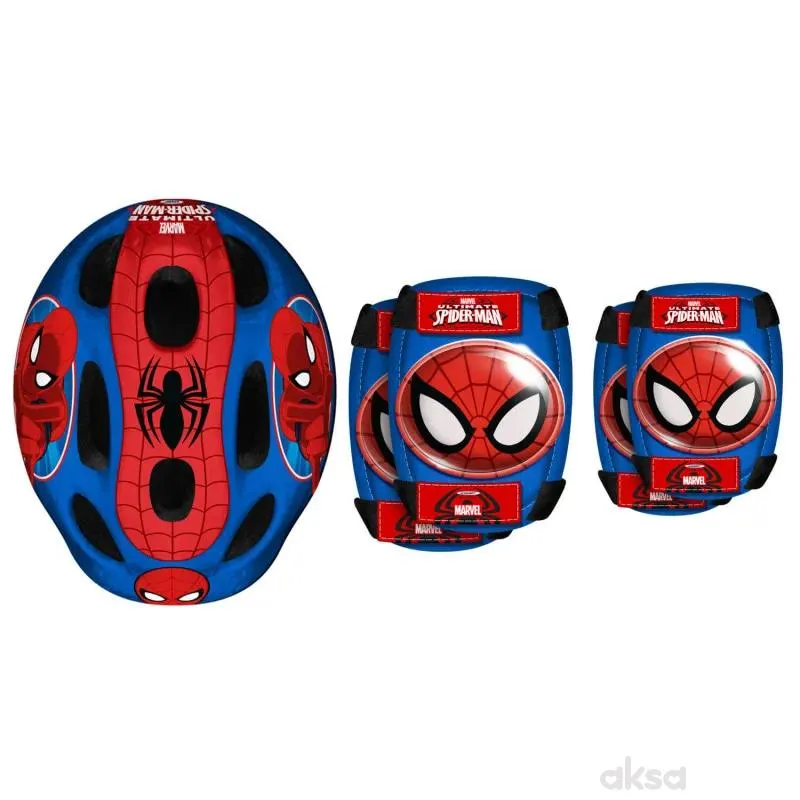 Stamp kaciga 53-56cm sa štitnicima, Spiderman 