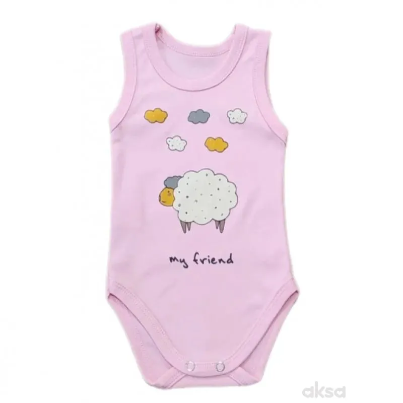 Lillo&Pippo bodi atlet, devojčice 