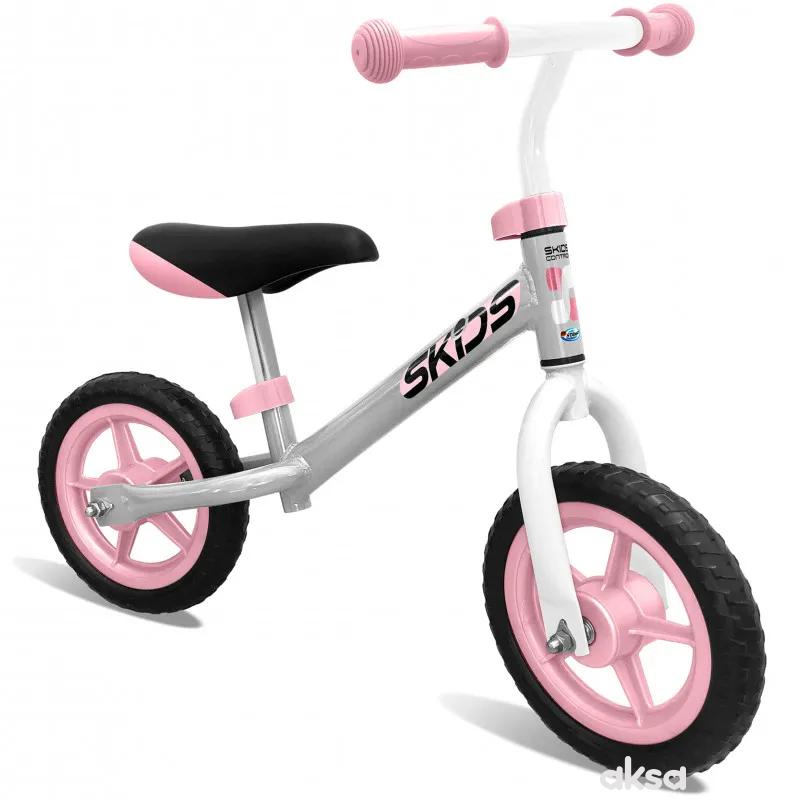 Stamp balance bike, roze 