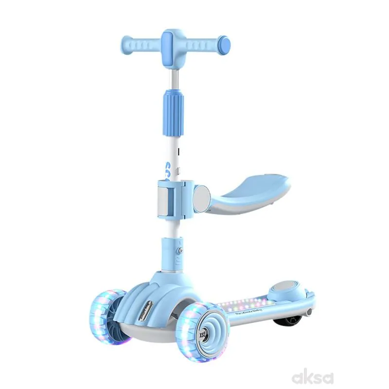 Cute&Cool trotinet za decu 2 u 1 plavi