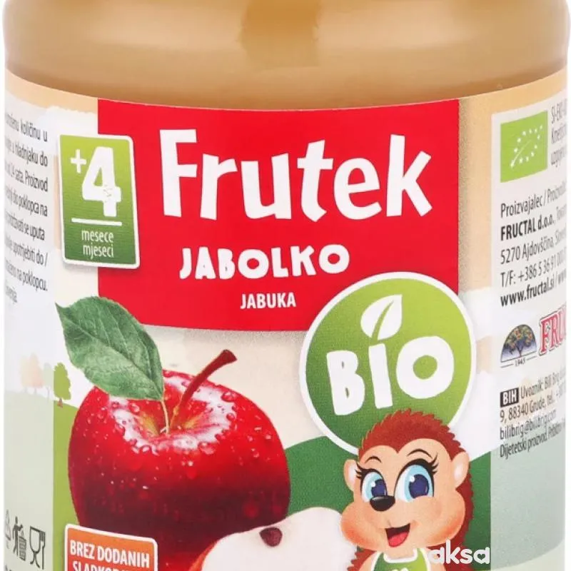 Frutek bio kaš.jabuka 190 gr