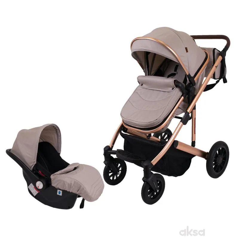 Jungle Roo kolica 2u1 Gold-beige